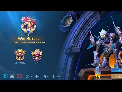 16 KILL!! Granger Starfall Knight Gameplay - Build Top Global ~ MLBB