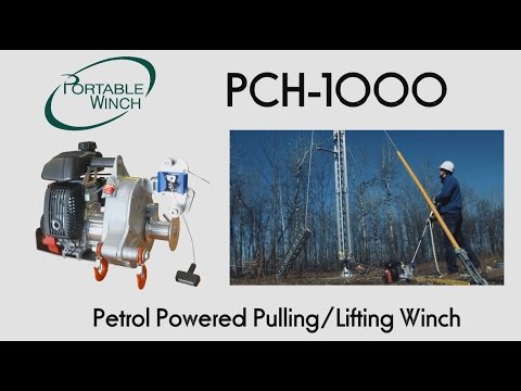 Portable Winch PCH-1000 Petrol Powered Pulling/Lifting Winch