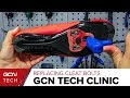 New Cleat Bolts Chipped Paint Stretched Titanium GCN Tech Clinic