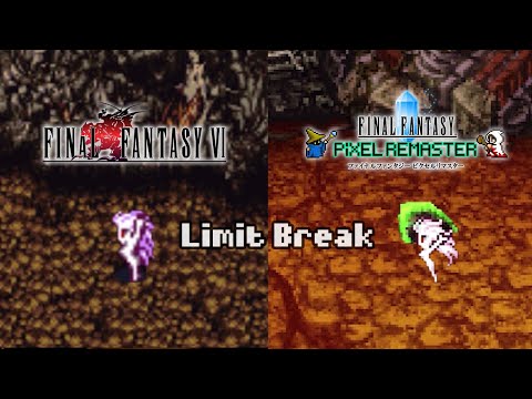 FFVI Limit Break Comparison - Pixel Remaster vs Original (HD)