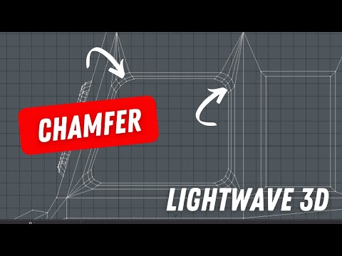 Chamfer to Round Edges Lightwave 3D