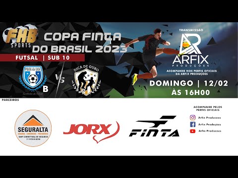 DICA DE OURO x PRATA DA CASA (B) - FUTSAL SUB 10