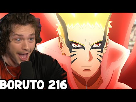 NARUTO BARYON MODE REVEALED REACTION!! || Boruto Episode 216 Reaction