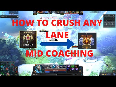Mid lane coaching - Legend Bracket - How to crush the laning phase