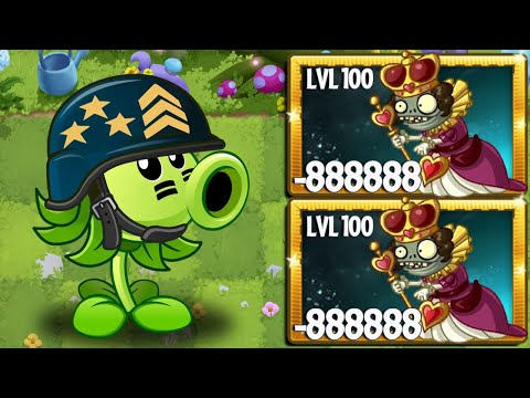 PvZ 2 Funny - Every Plant Vs Super CRAZY Red Queen Imp Zombie Level 100 Super Speed