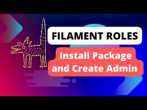 1 Create Project and Install Filament Laravel Filament Roles and Permissions