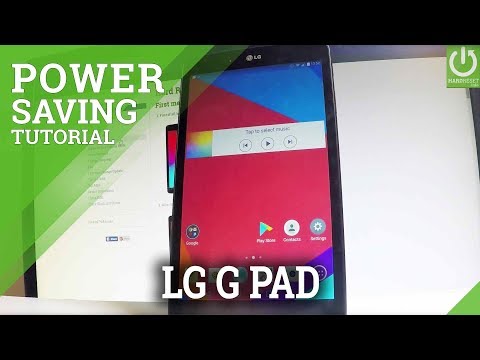 LG G Pad BATTERY SAVER / Power Saving Mode