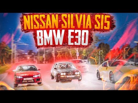 Nissan Silvia S15 и BMW E30 на 1UZ-FE TURBO. Обзор корчей.