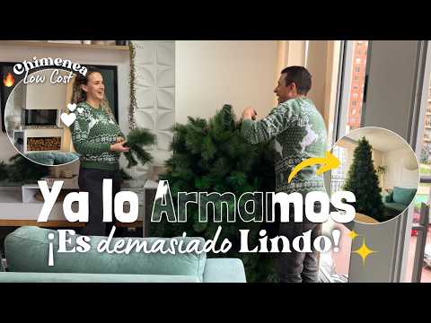 🎄This tree is so realistic!😍 It's not decorated yet and look how it looks!😱