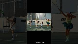 最高の一撃🎾君が受け取る時仲間たちとコートで汗を流す楽しさ、満喫しよう✨ラケット渡すよ、さあ、すぐ来て！ #テニスあるある #tennis #jstennisclub #golf