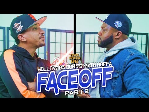 HOLLOW DA DON VS MATH HOFFA FACE OFF PART 2 - RBE