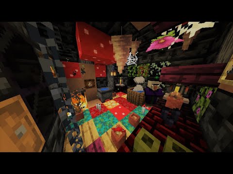 Aesthetic Minecraft witch hut 1.17