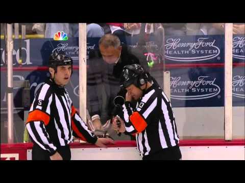 Marian Hossa backhand in crease scrum goal 1-0 May 27 2013 Chicago Blackhawks vs Detroit Red Wings