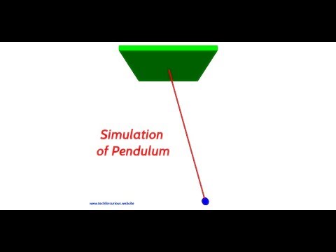 Simulation Of Pendulum Vpython Tutorial 3 Visual Python