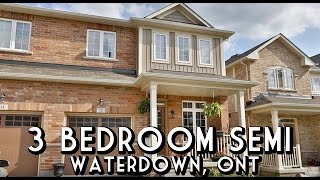 Waterdown home for Sale - Walk out basement! Built new in 2014!