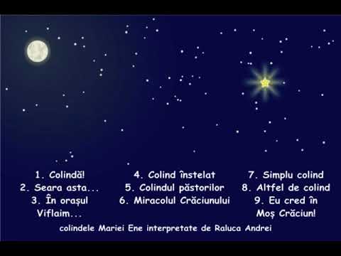 Colindele Mariei Ene interpretate de Raluca Andrei