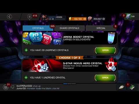 Five star nexus crystal opening