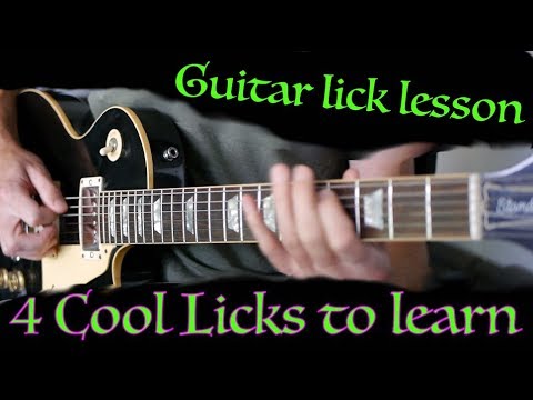 Guitar Lesson - Lick ideas over my Bm Smooth Blues Rock Backing Track