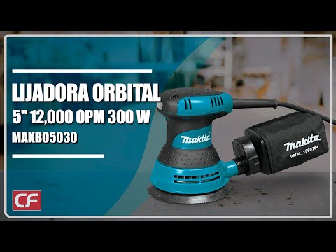 Miniatura del v&iacute;deo sobre la lijadora Makita BO5030