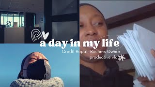 VLOG: A Day in the Life of an Entrepreneur - Credit Repair Business Owner | KeAmber Vaughn