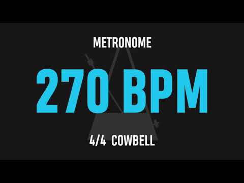 270 BPM 4/4 - Best Metronome (Cowbell)