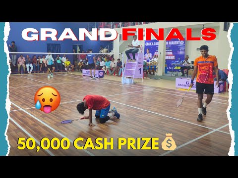 50,000 CASH PRIZE - GRAND FINALS 🏆 | ALL INDIA OPEN BADMINTON TOURNAMENT 2025 - ARANTHANGI 🔥