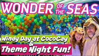 Wonder of the Seas |  CocoCay and Halloween Theme Night Fun Onboard | Royal Caribbean