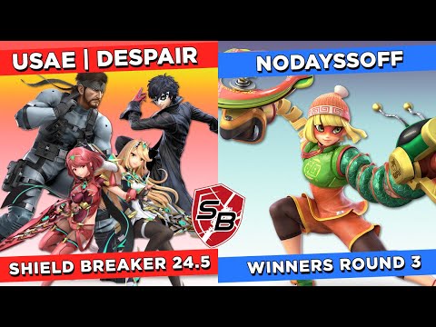 Shield Breaker 24.5 USAE| Despair (Joker, Aegis, Snake) Vs. Nodayssoff (Min Min)