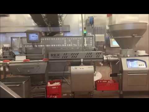 REX-Technologie - Hackfleischportionierlinie - Minced meat portioning lines