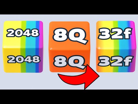 Jelly Run 2048 SHOWDOWN Gameplay | 3 Shapes Race Challenge | 64M vs 128K vs 32B vs 8T Battle