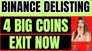 Binance Delisting 4 Big Coins - How To Transfer Delisted Coins From Binance