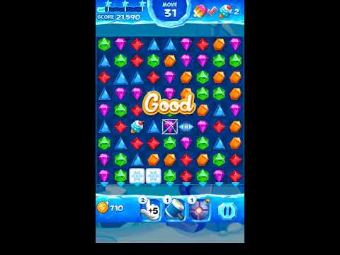Jewel Pop Mania:Match 3 Puzzle Level 31 ( Jewel Ice Episode ) - Walkthrough ( No Booster )