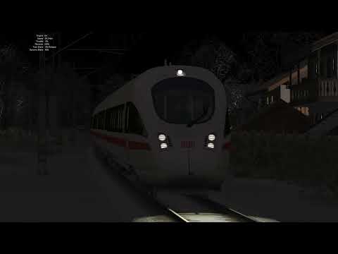 ICE Train #732 Passenger Service at Farchant