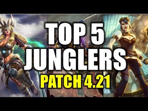 TOP 5 JUNGLERS - SMITE