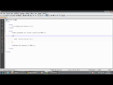 009 Outras formas de inserir código PHP em HTML