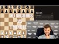Magnus Carlsen gets TROLLED by Anish Giri in a 1 min game !