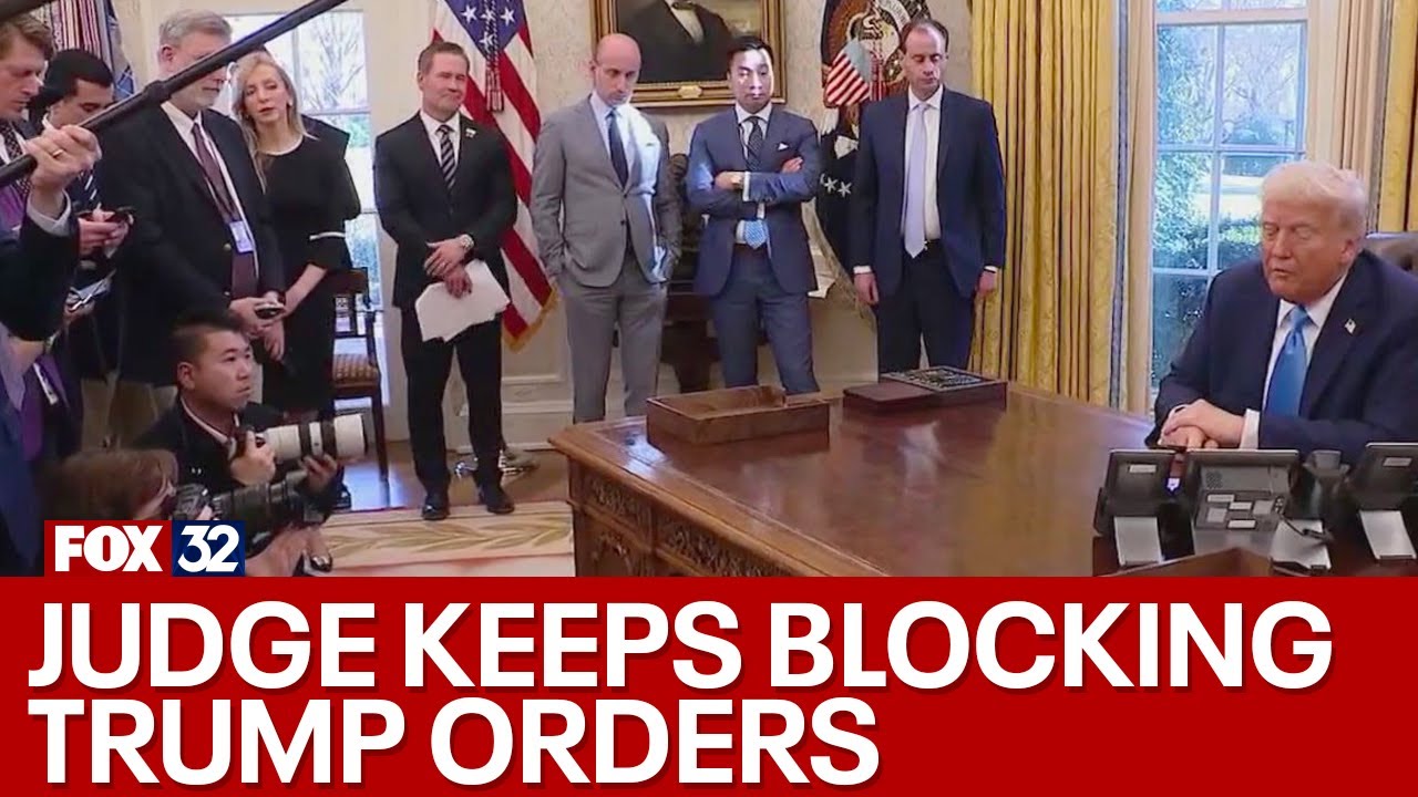 Judge keeps blocking Trump orders