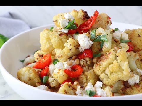CRISPY HOT "HONEY" CAULIFLOWER WITH PEPPADEW  PEPPERS