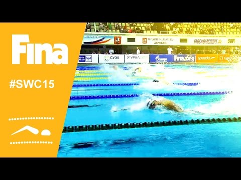 Chad LECLOS (RSA) wins 100m freestyle in Moscow