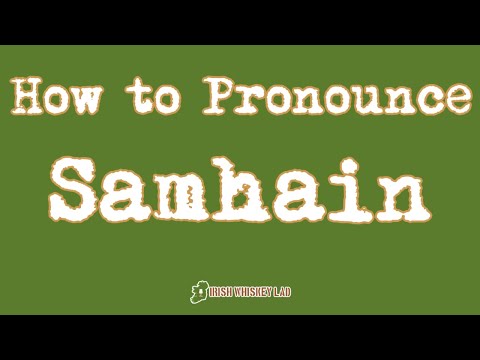 ☘️ How to Pronounce Samhain - The Celtic Pagan Festival celebrated on November 1st Halloween