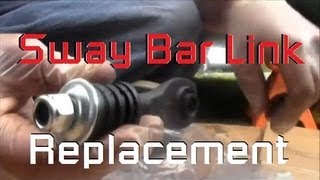 Right Rear Sway Bar Link Replacement - 1997 Ford Contour Mercury Mystique 2.0L
