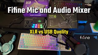 Fifine Tank6 and SC8 mixer Review