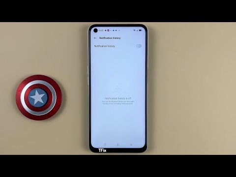 How to enable/disable Notification History in the notification drawer on OPPO A52 Android 11