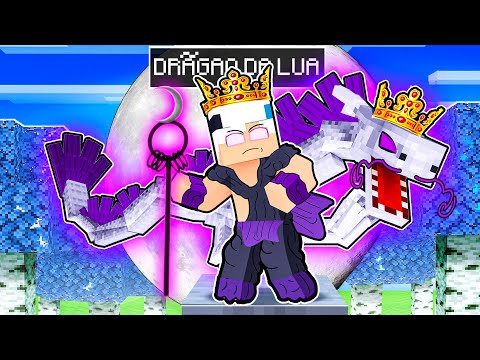 GOTEN virou um DRAGÃO da LUA no Minecraft!