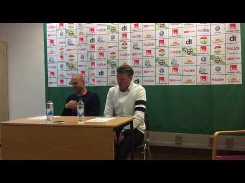 Presskonferens efter Dalkurd-Värnamo 17/5