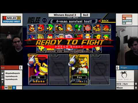 Winners R3: null(Fox) vs. Ringler(DK) [Melee @ Verdugo #46]