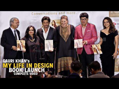 Shah Rukh Khan Unveils Gauri Khan's Debut Book 'My Life in Design' in Mumbai