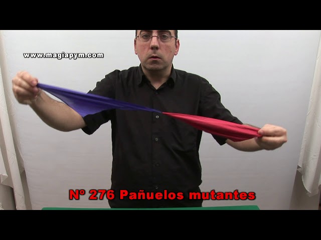Vídeo relacionado con Pañuelos Mutantes con vídeo explicativo para su fácil comprensión Trucos de Magia coleccionables