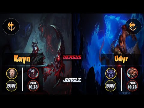 Broxah KAYN (Jungle) [Conqueror] VS UDYR - Diamond EUW Patch 10.23