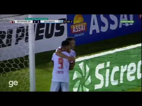 MELHORES MOMENTOS BOTAFOGO-SP 2 X 0 SÃO BENTO | FURADA LOUCA DO GOLEIRO